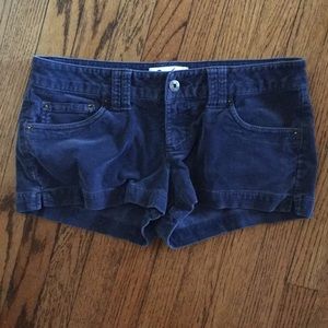 Corduroy shorts